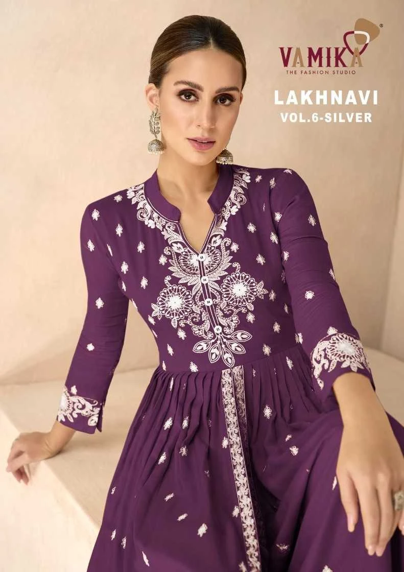 Vamika Lakhnavi Vol 6 Silver D 1031 F To 1031 J