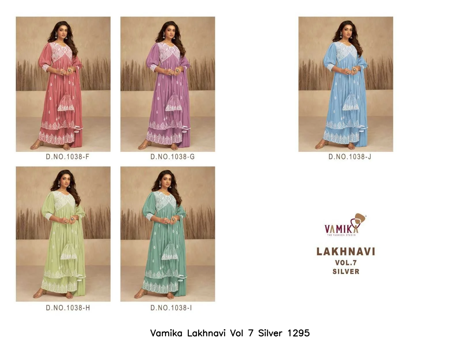 Vamika Lakhnavi Vol 7 Silver 1295