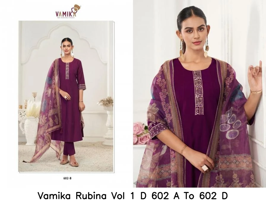 Vamika Rubina Vol 1 D 602 A To 602 D