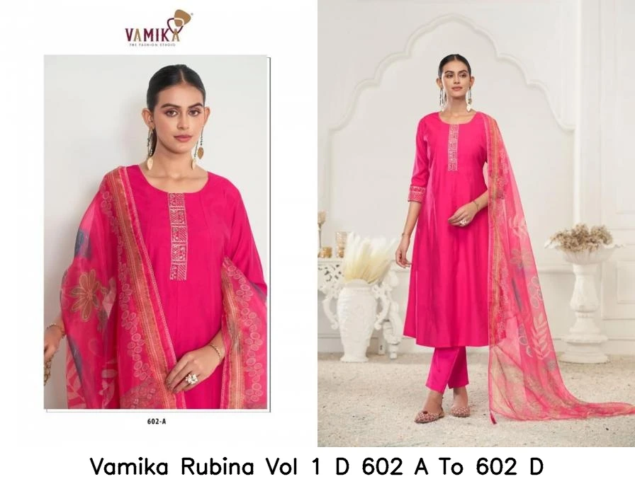 Vamika Rubina Vol 1 D 602 A To 602 D