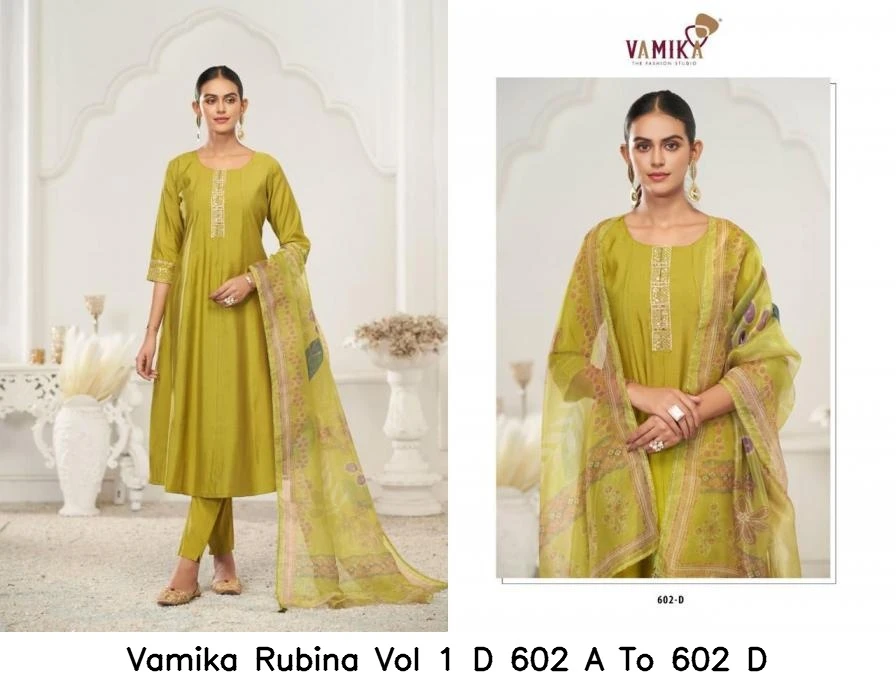 Vamika Rubina Vol 1 D 602 A To 602 D