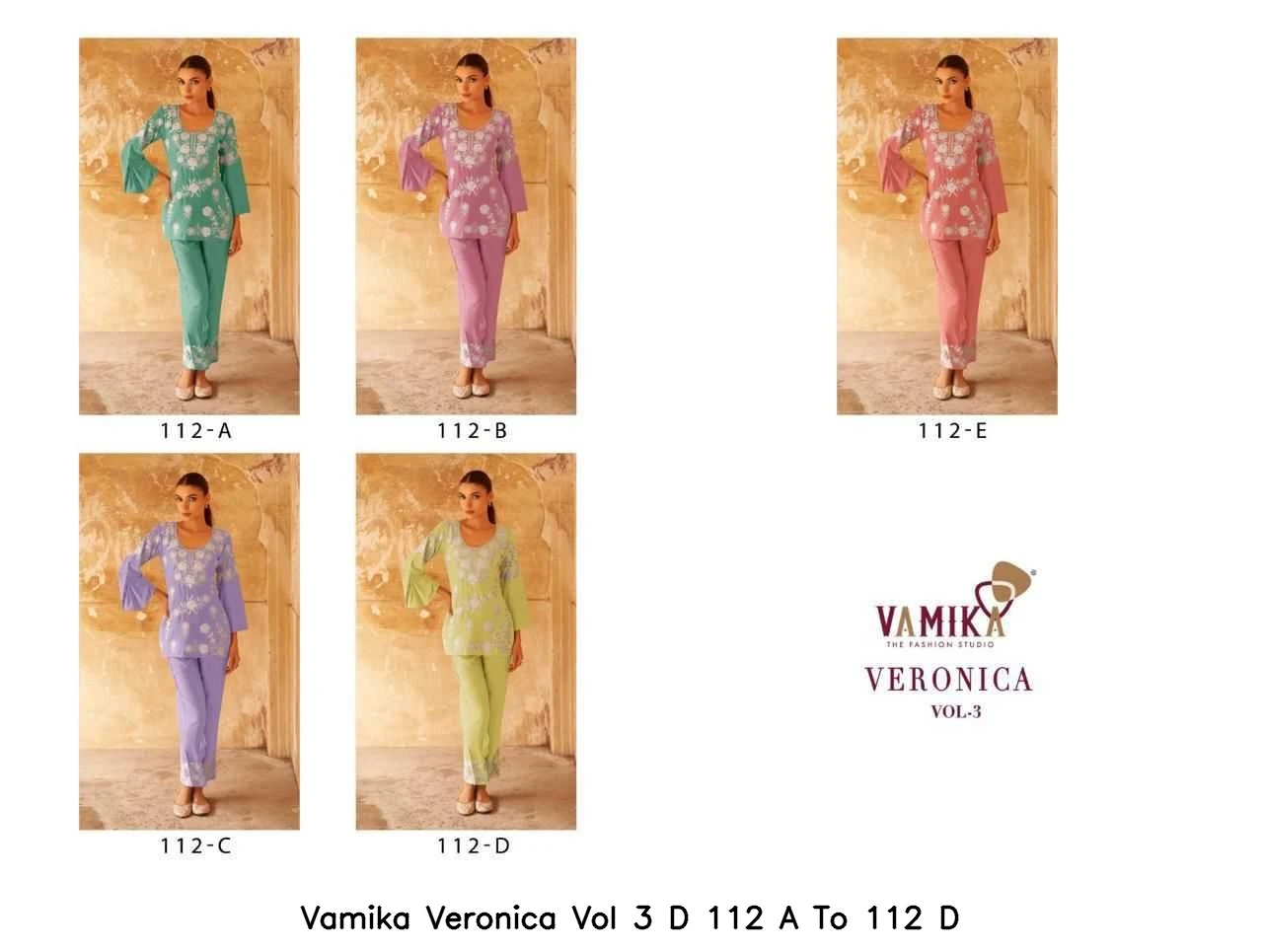 Vamika Veronica Vol 3 D 112 A To 112 D