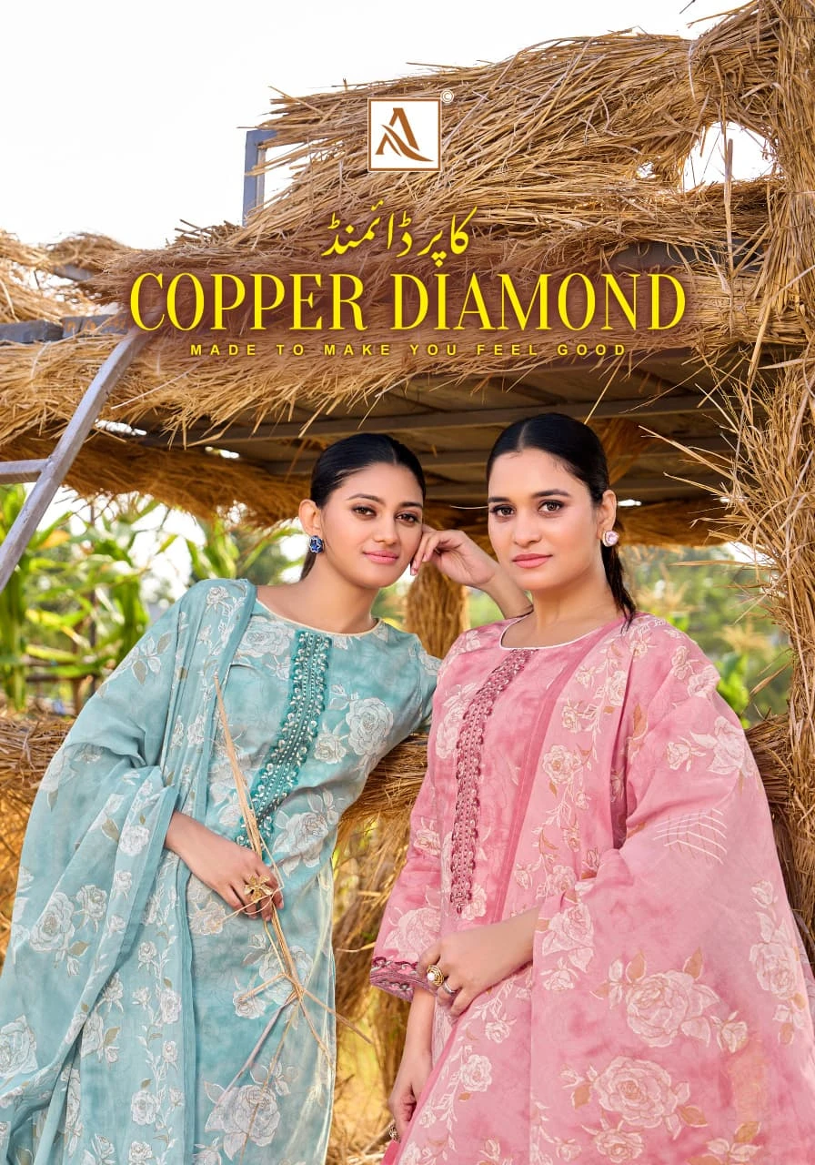 Alok Suit Copper Diamond 1