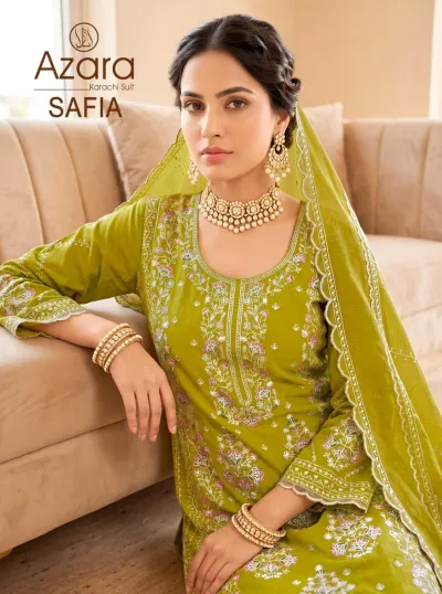 Azara Safia — Semi Stitched Suits, Azara wholesale from Surat — view 1