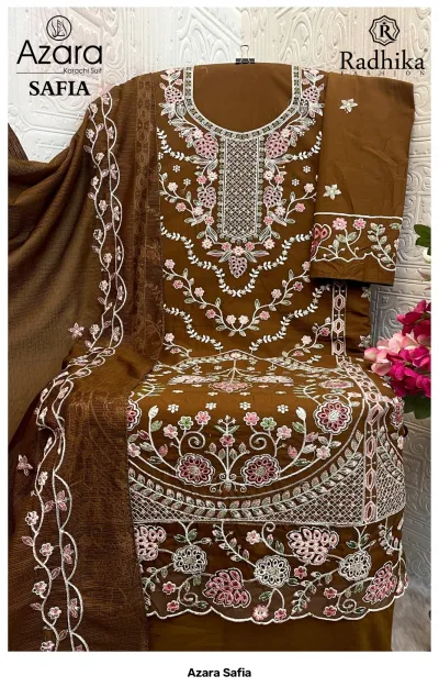 Azara Safia — Semi Stitched Suits, Azara wholesale from Surat — view 2