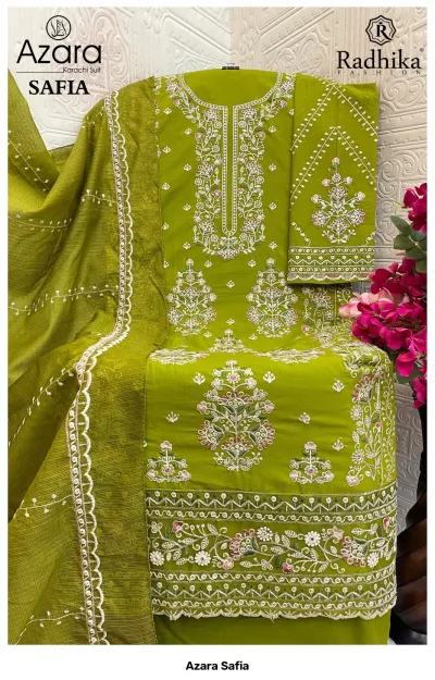 Azara Safia — Semi Stitched Suits, Azara wholesale from Surat — view 3