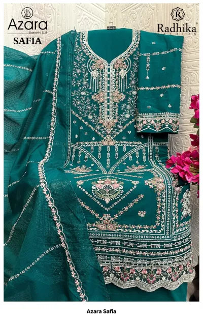 Azara Safia — Semi Stitched Suits, Azara wholesale from Surat — view 4
