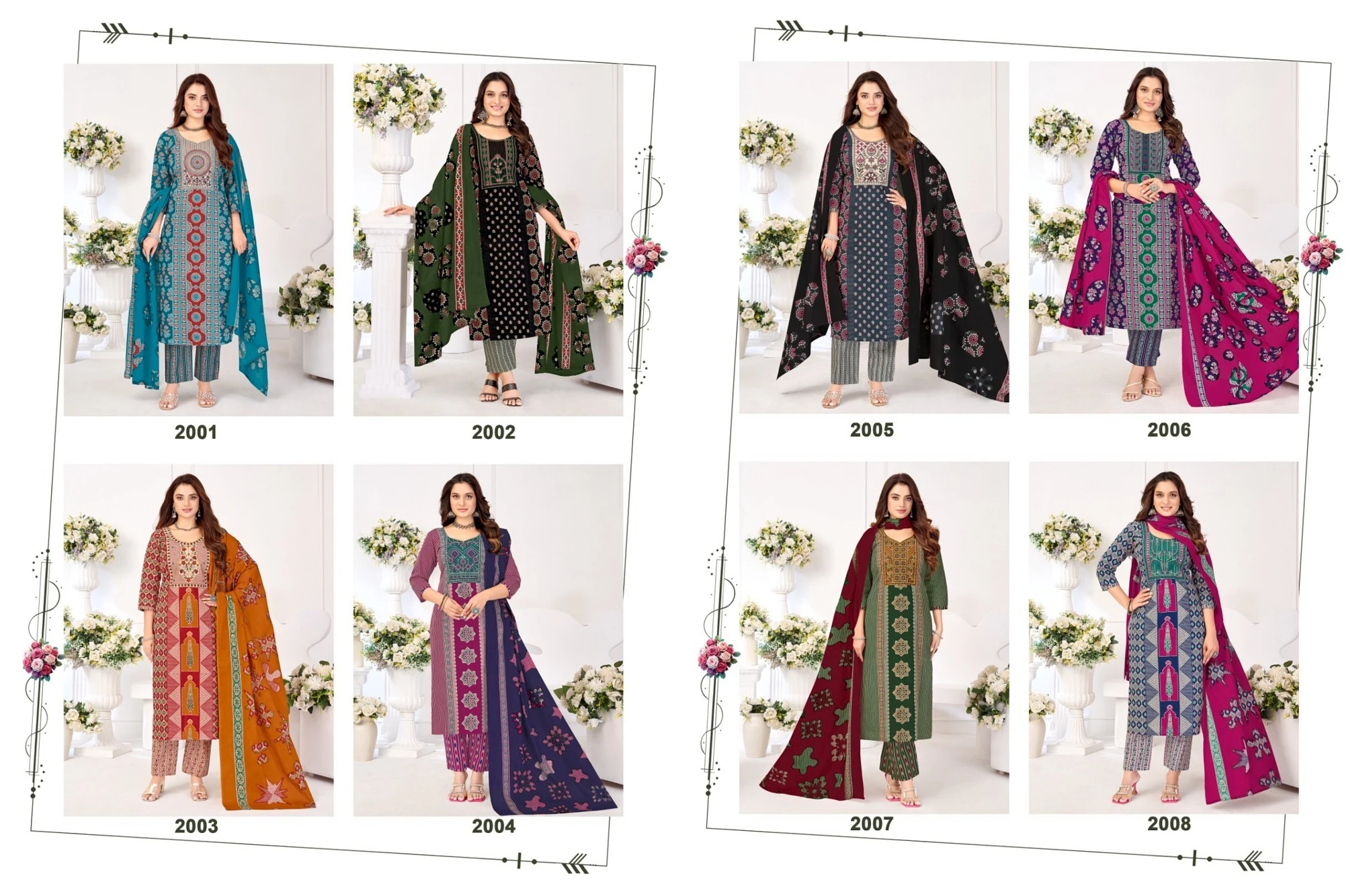 Balaji Kutch Queen Vol 2 — Stitched Suits, Balaji Cotton wholesale from Surat — view 10