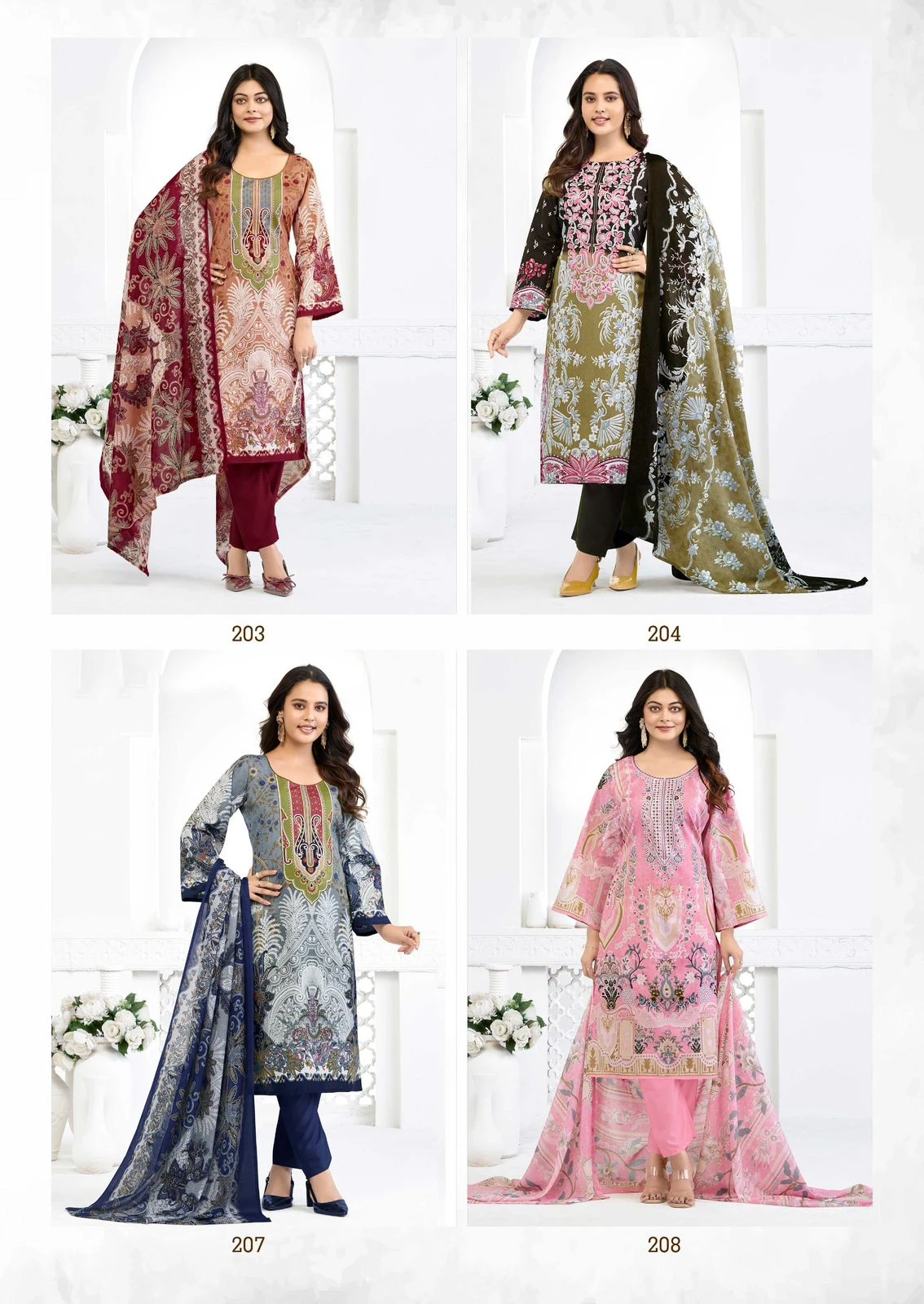 balaji Nargis Vol 2 — Pure Cotton With Digital Style Print, Stitched Suits, Balaji Cotton wholesale from Surat — view 11