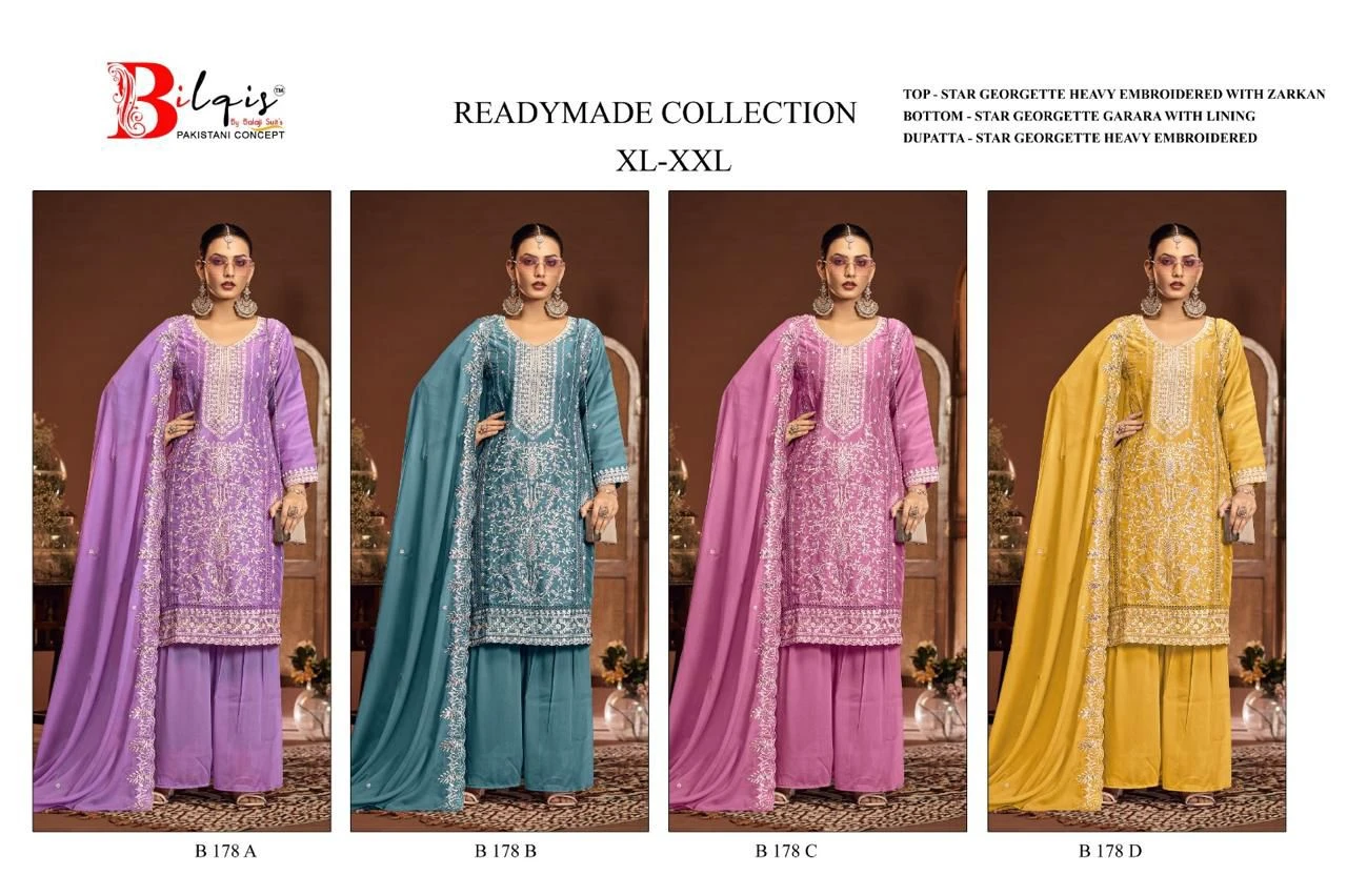 Bilqis Readymade Colllection Sarara D B 178 ABCD 5