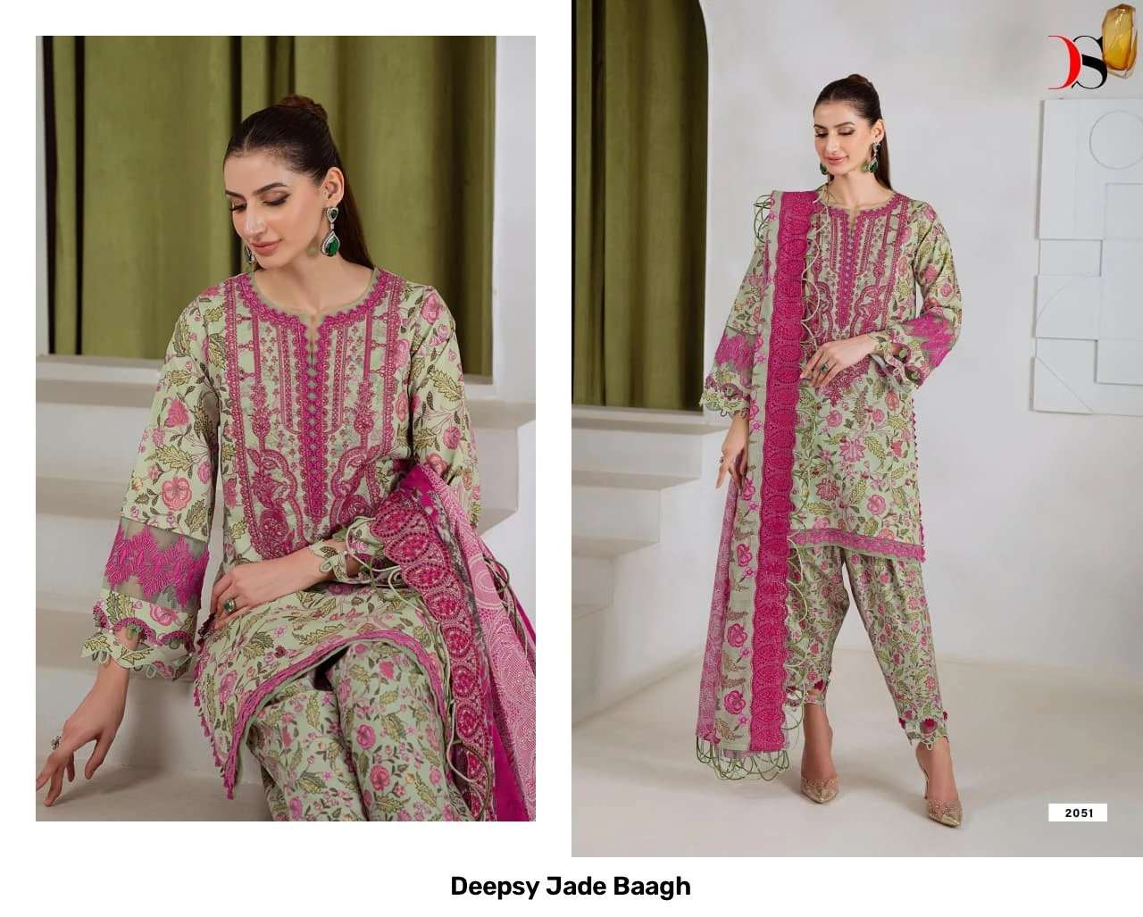 Deepsy Jade Baagh - Chiffon Dupatta 6