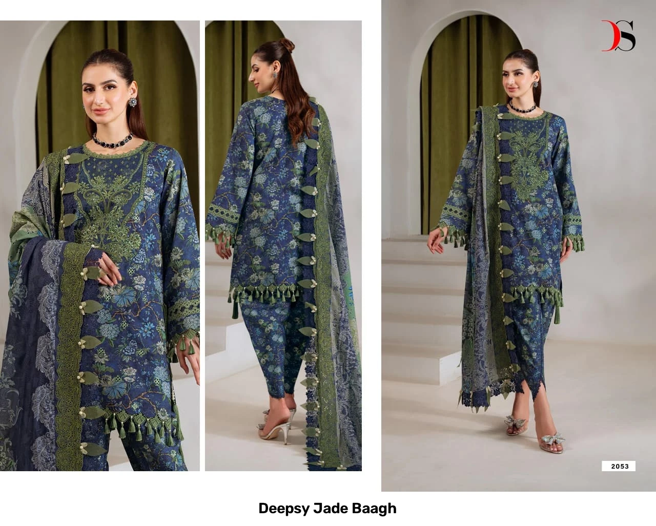 Deepsy Jade Baagh - Chiffon Dupatta 7