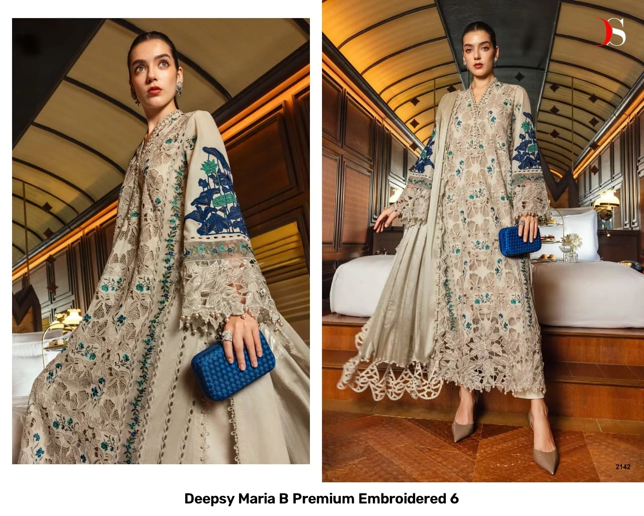 Deepsy Maria B Premium Embroidered 6 - Cotton Dupatta 6