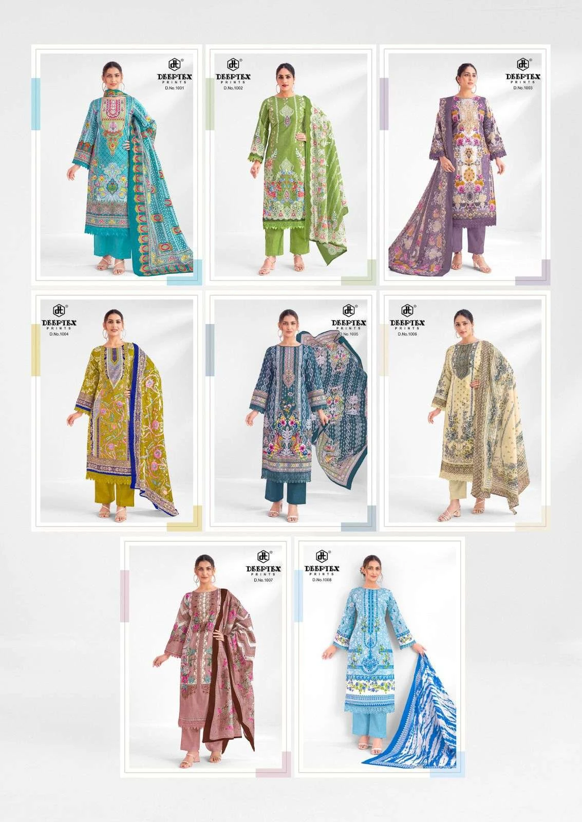 Deeptex Prints Aaysha Noor Vol 1 — Unstitched Dress Materials, Deeptex Prints wholesale from Surat — view 10