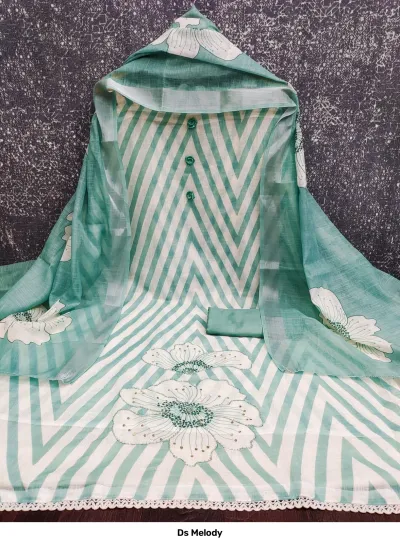 Ds Melody — Non Catalog Dress Materials, Designer Suits wholesale from Surat — view 2