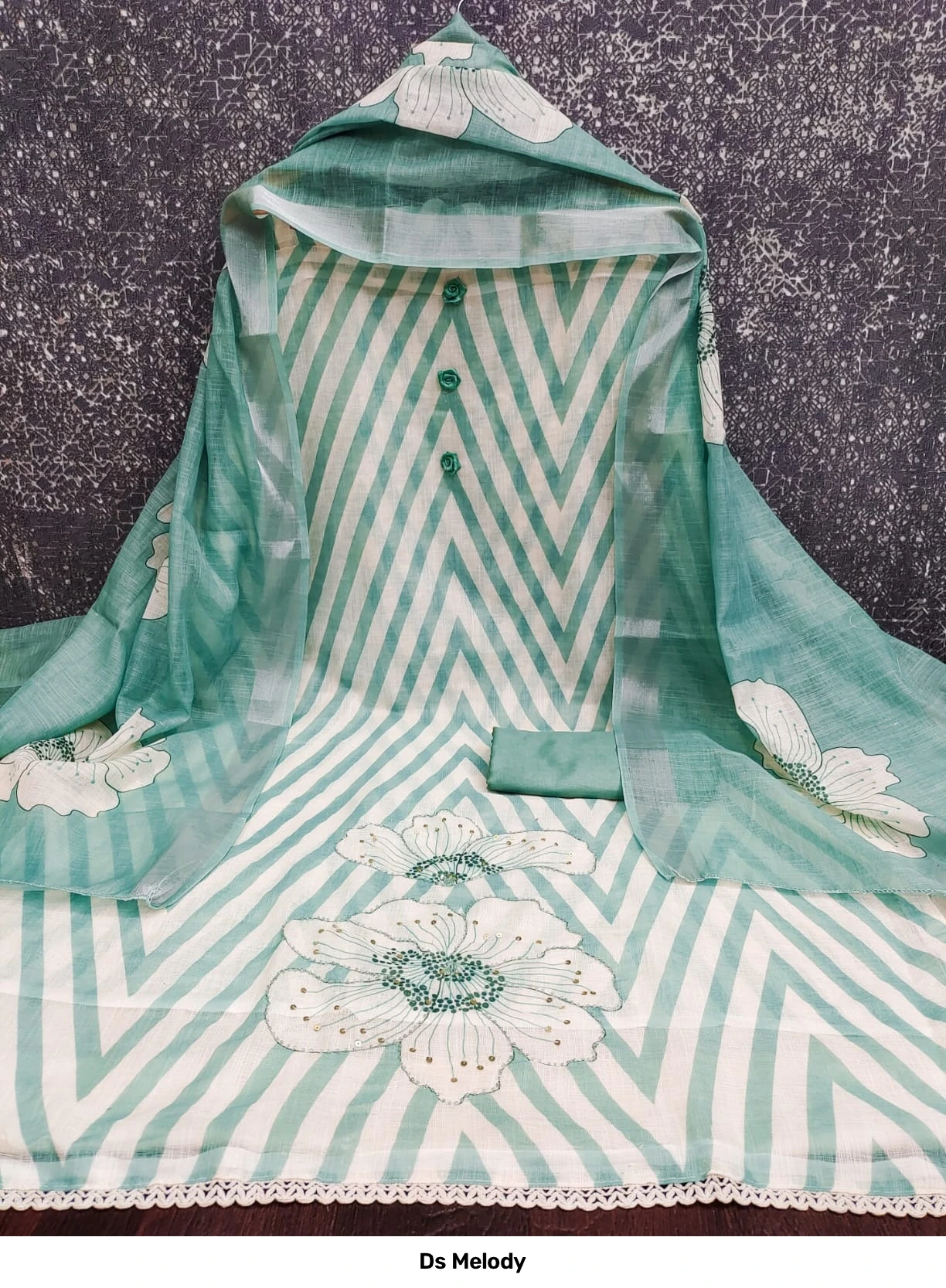 Ds Melody — Non Catalog Dress Materials, Designer Suits wholesale from Surat - Gallery Image 2