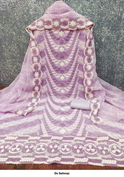 Ds Sehnaz — Jorjat Heavy Multi Siffly Work, Non Catalog Dress Materials, Designer Suits wholesale from Surat — view 3