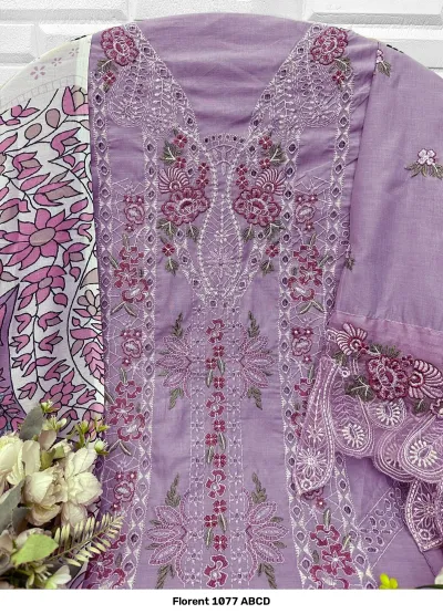 Florent 1077 ABCD — Pakistani Suits, Florent wholesale from Surat — view 2