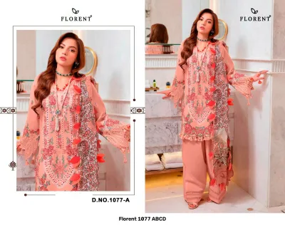 Florent 1077 ABCD — Pakistani Suits, Florent wholesale from Surat — view 6