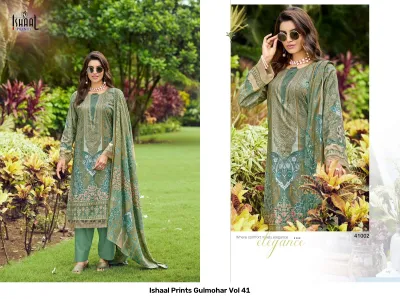 Ishaal Prints Gulmohar Vol 41 — Pakistani Suits, Ishaal Prints wholesale from Surat — view 11