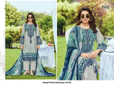 Ishaal Prints Gulmohar Vol 41 — Pakistani Suits, Ishaal Prints wholesale from Surat — view 7