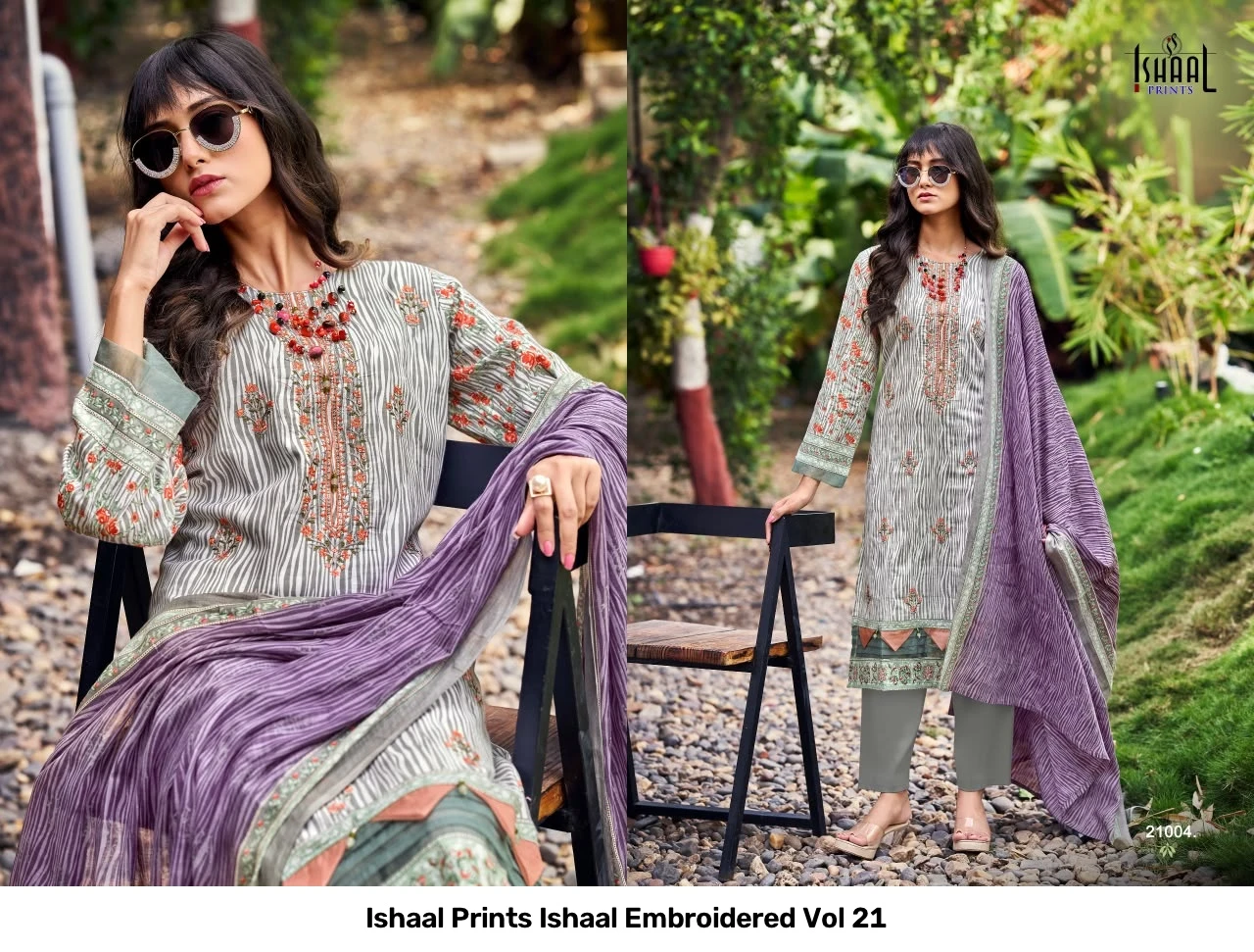 Ishaal Prints Ishaal Embroidered Vol 21 11