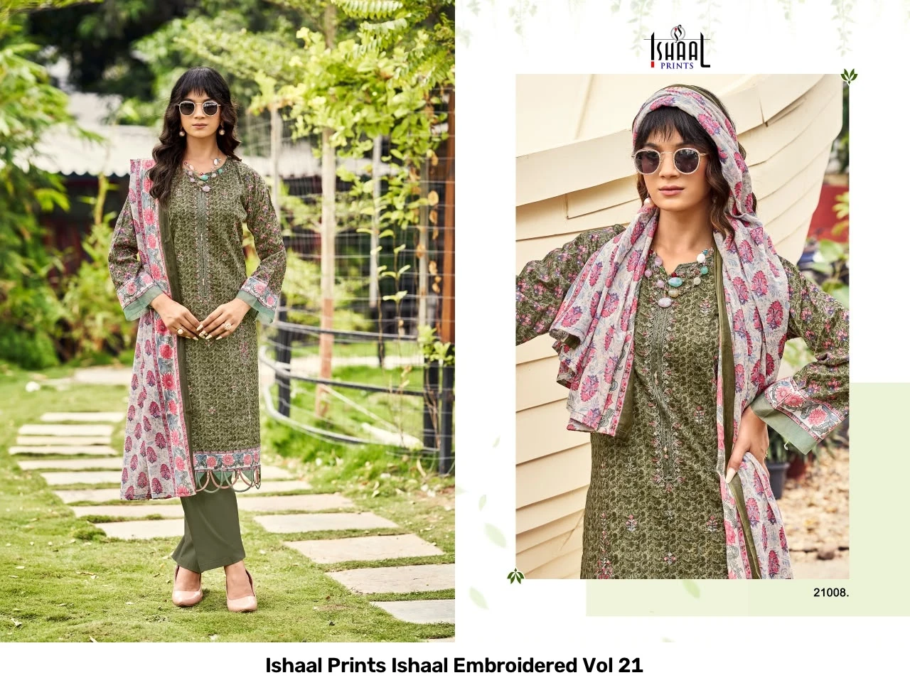 Ishaal Prints Ishaal Embroidered Vol 21 2