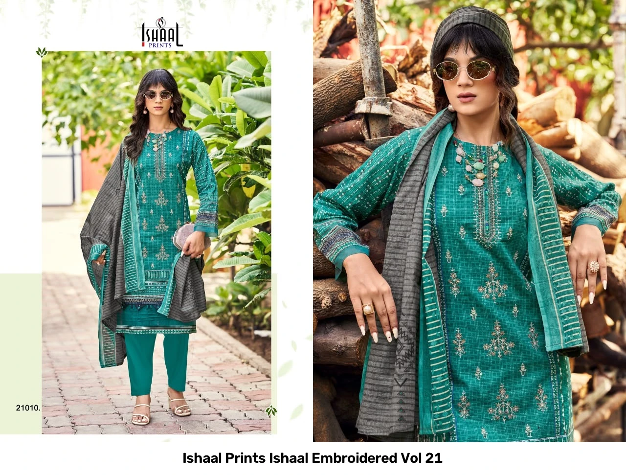 Ishaal Prints Ishaal Embroidered Vol 21 3