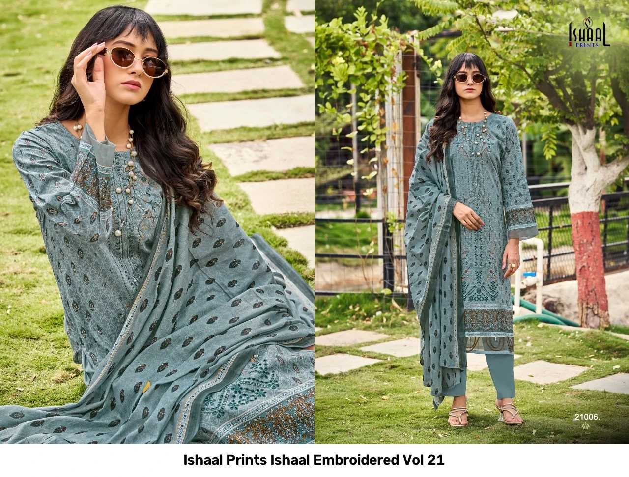 Ishaal Prints Ishaal Embroidered Vol 21 4