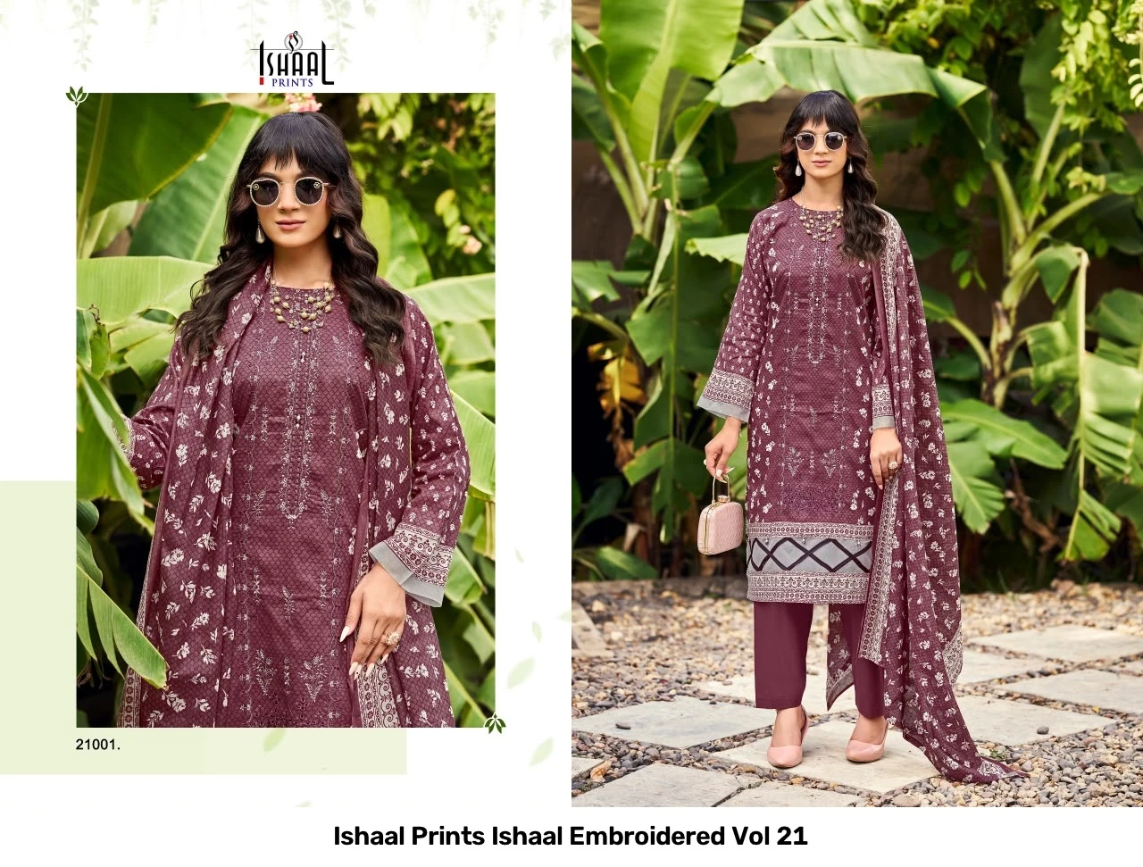 Ishaal Prints Ishaal Embroidered Vol 21 5