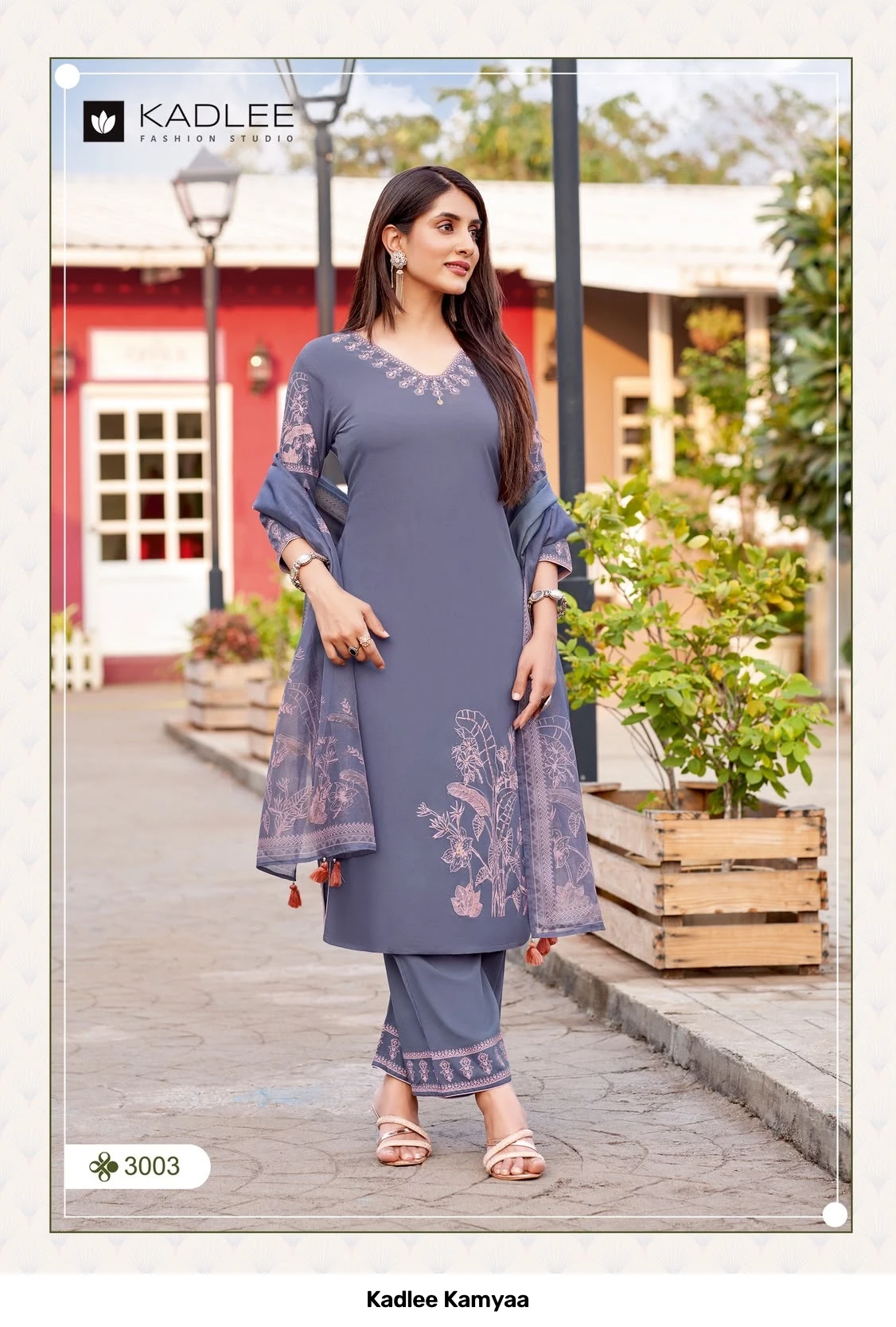 Kadlee Kamyaa — Rayon Print, Stitched Suits, Kadlee wholesale from Surat - Gallery Image 5