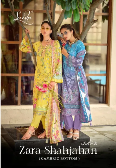 Levisha Zara Shahjahan — Semi Stitched Suits, Levisha wholesale from Surat — view 1