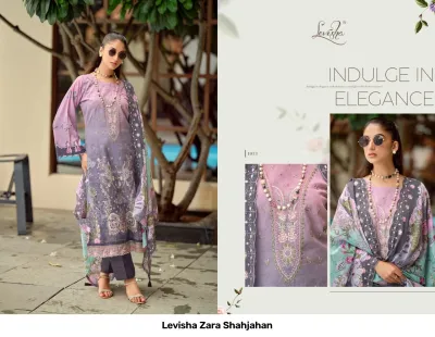 Levisha Zara Shahjahan — Semi Stitched Suits, Levisha wholesale from Surat — view 5