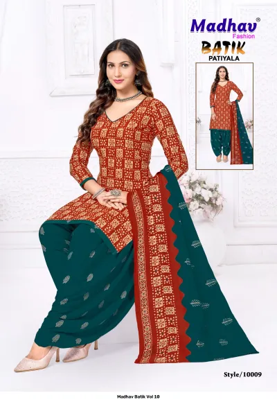 Madhav Batik Vol 10 — Pure Cotton Print, Unstitched Dress Materials, Madhav wholesale from Surat — view 10