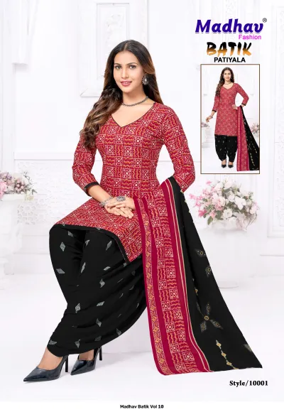 Madhav Batik Vol 10 — Pure Cotton Print, Unstitched Dress Materials, Madhav wholesale from Surat — view 2