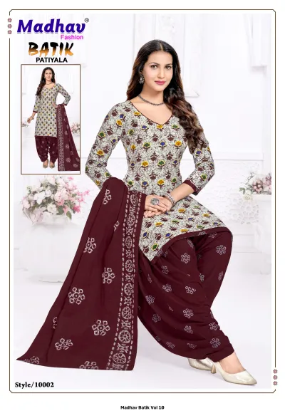 Madhav Batik Vol 10 — Pure Cotton Print, Unstitched Dress Materials, Madhav wholesale from Surat — view 3