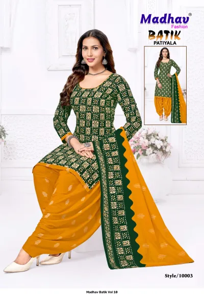Madhav Batik Vol 10 — Pure Cotton Print, Unstitched Dress Materials, Madhav wholesale from Surat — view 4