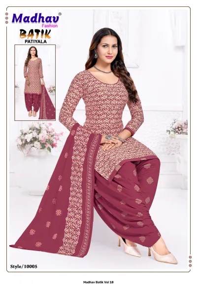 Madhav Batik Vol 10 — Pure Cotton Print, Unstitched Dress Materials, Madhav wholesale from Surat — view 6
