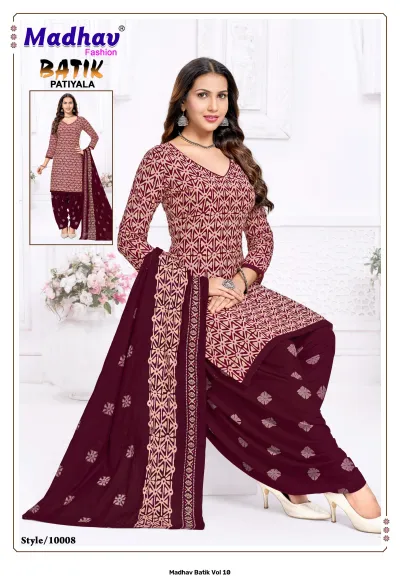 Madhav Batik Vol 10 — Pure Cotton Print, Unstitched Dress Materials, Madhav wholesale from Surat — view 9