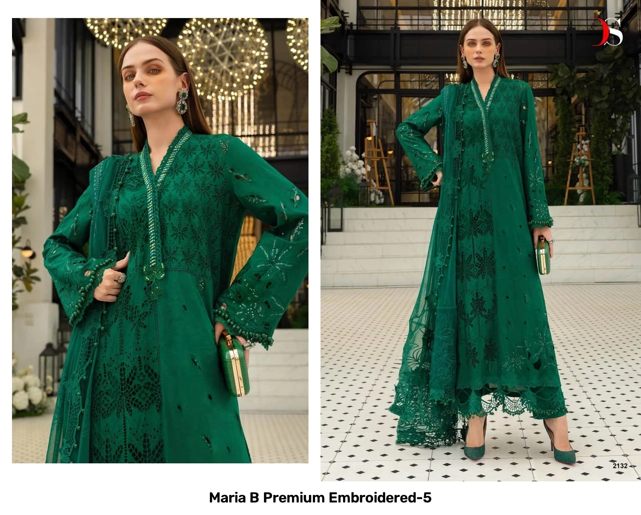 Maria B Premium Embroidered-5 - Cotton Dupatta 6