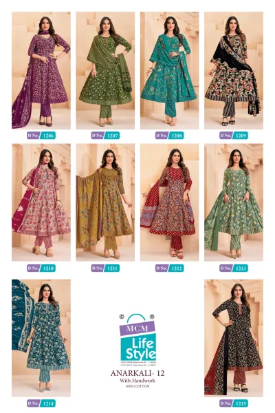 MCM Anarkali Vol 12 — Karachi Pattern Dress, MCM wholesale from Surat — view 12