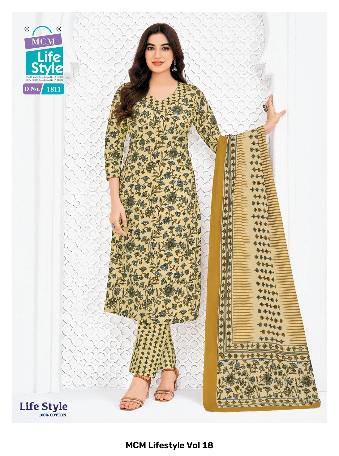 MCM Lifestyle Vol 18 — Pure Cotton Printed, Karachi Pattern Dress, MCM wholesale from Surat — view 8