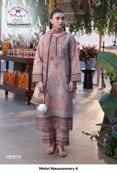 Mishri Mausummery 4 — Karachi Pattern Dress, Mishri Creation wholesale from Surat — view 4