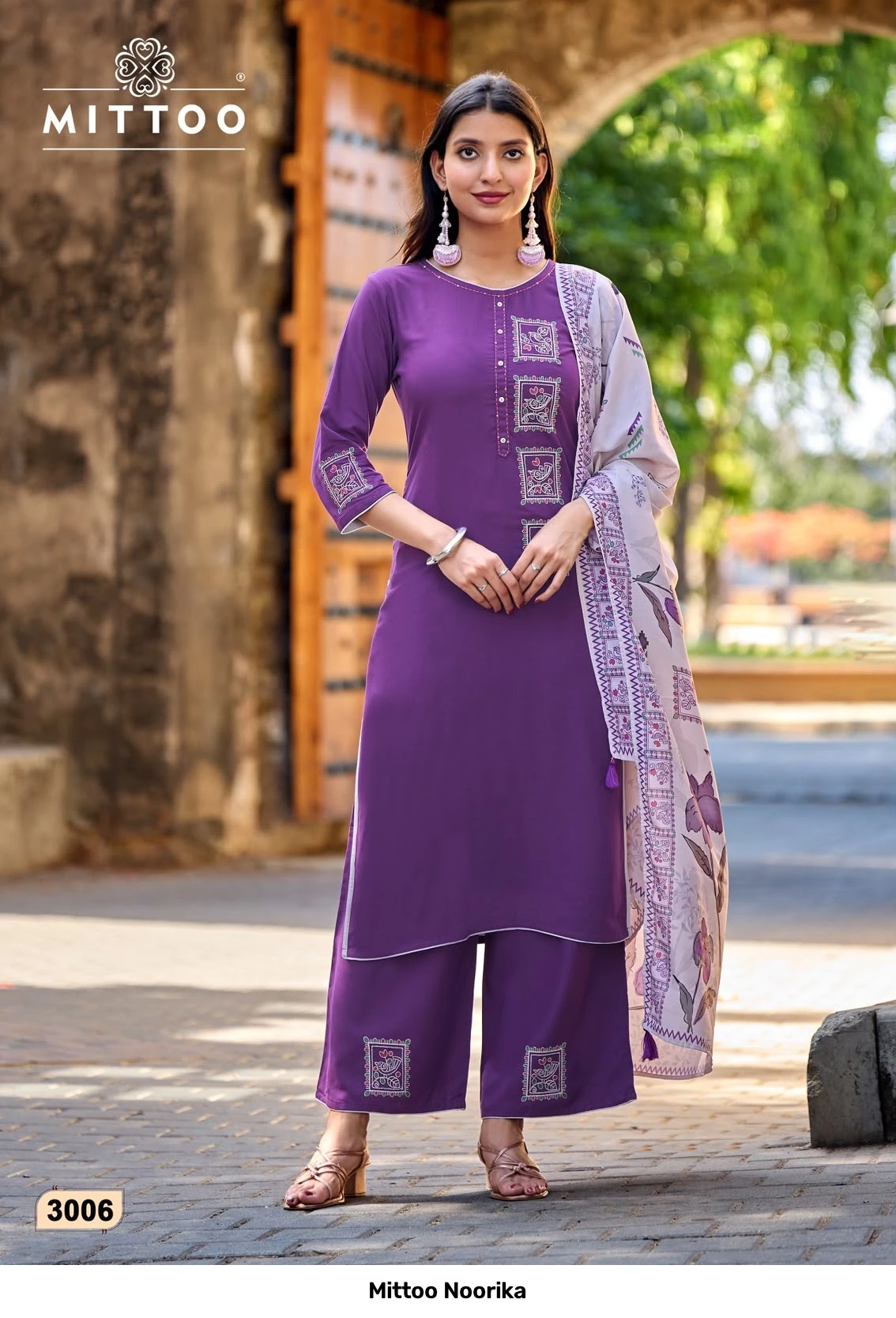 Mittoo Noorika — Stitched Suits, Mittoo wholesale from Surat — view 3