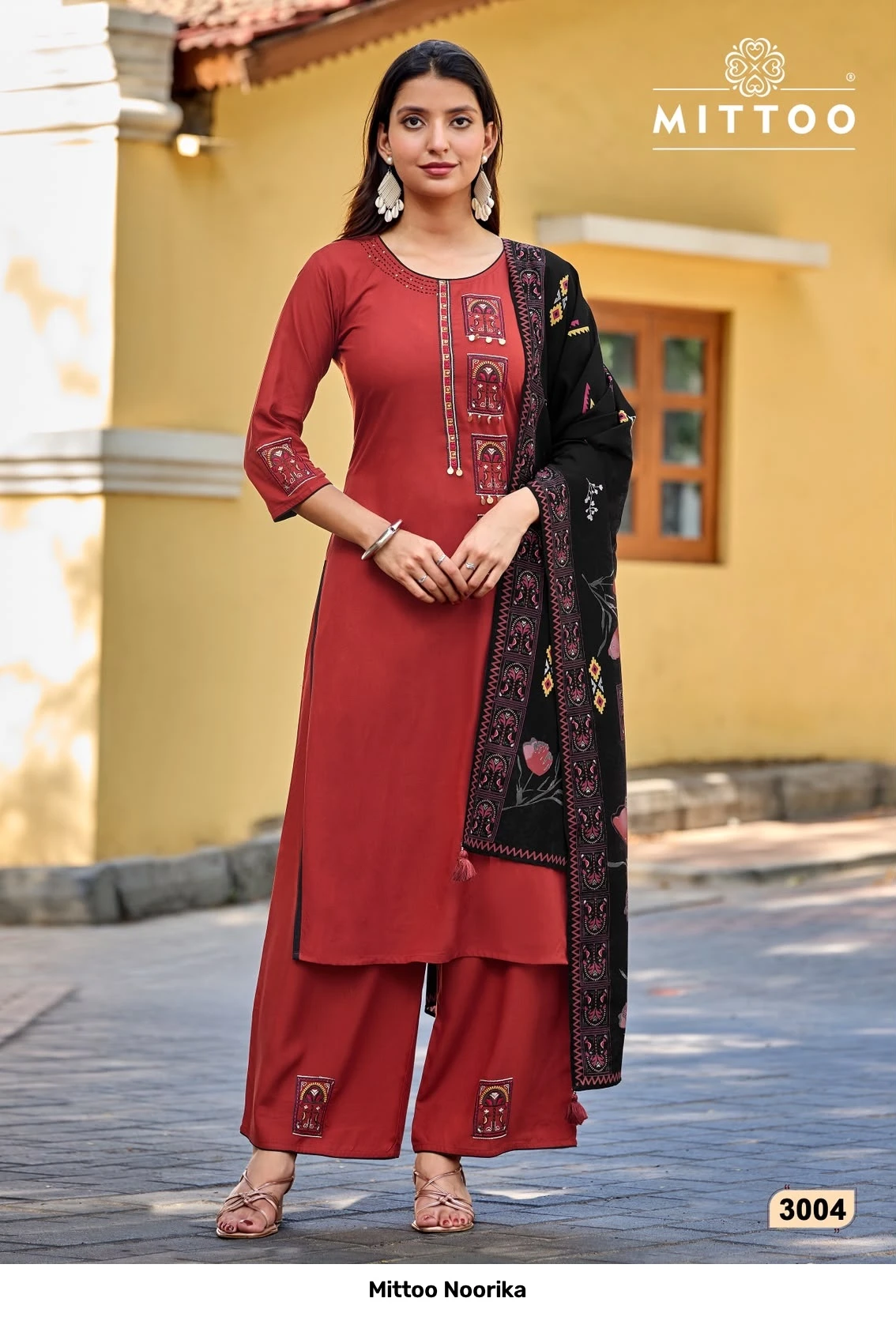 Mittoo Noorika — Stitched Suits, Mittoo wholesale from Surat — view 4