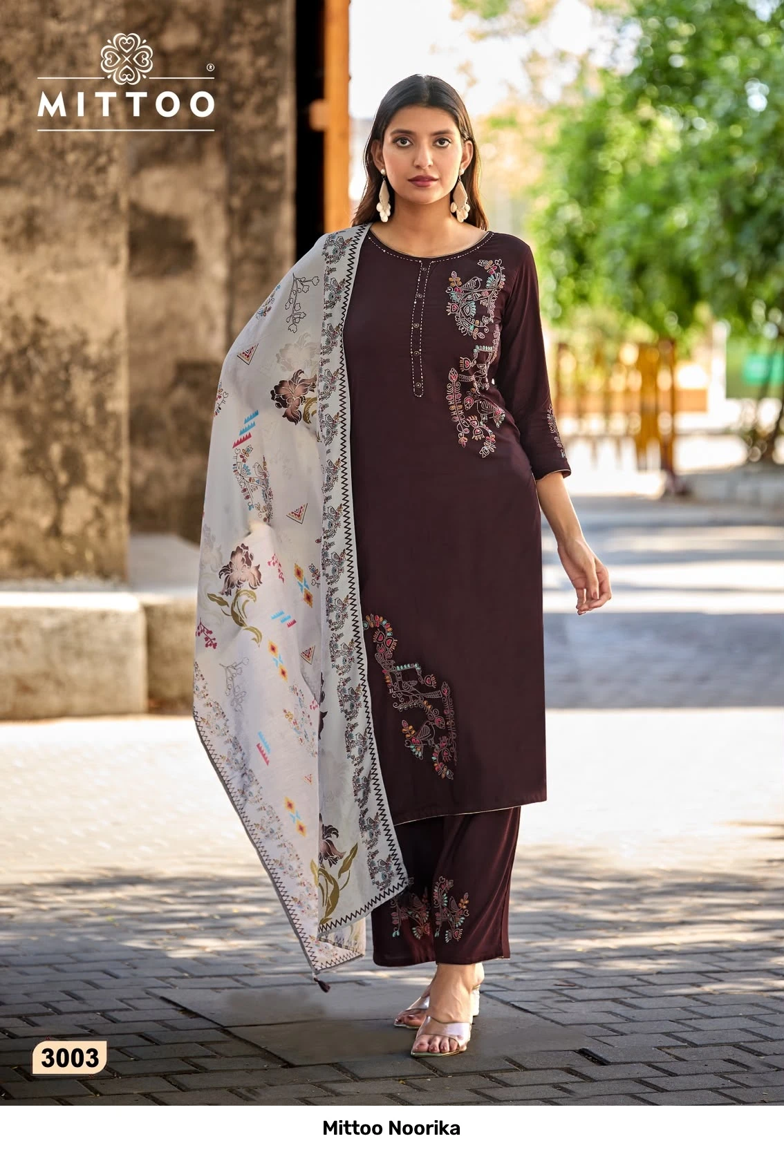 Mittoo Noorika — Stitched Suits, Mittoo wholesale from Surat — view 5