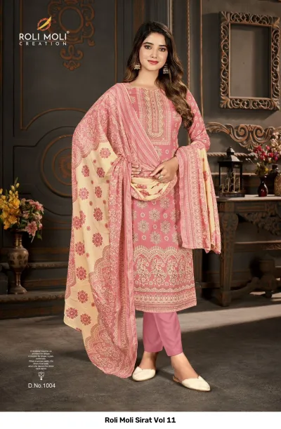 Roli Moli Sirat Vol 11 — Unstitched Dress Materials Online, Roli Moli wholesale from Surat — view 6