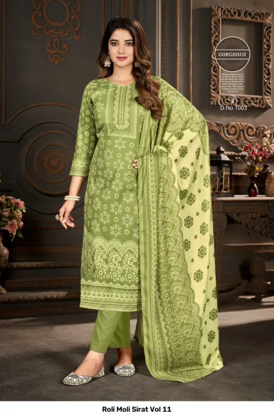 Roli Moli Sirat Vol 11 — Unstitched Dress Materials Online, Roli Moli wholesale from Surat — view 8