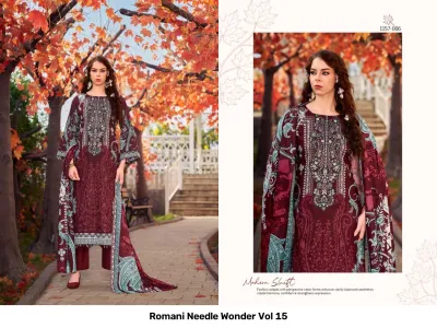 Romani Needle Wonder Vol 15 — Semi Stitched Suits, Romani wholesale from Surat — view 7