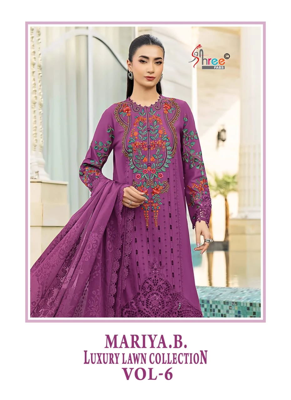 Shree Fabs Luxury Lawn Collection Vol 6 - Pakistani Suit Design